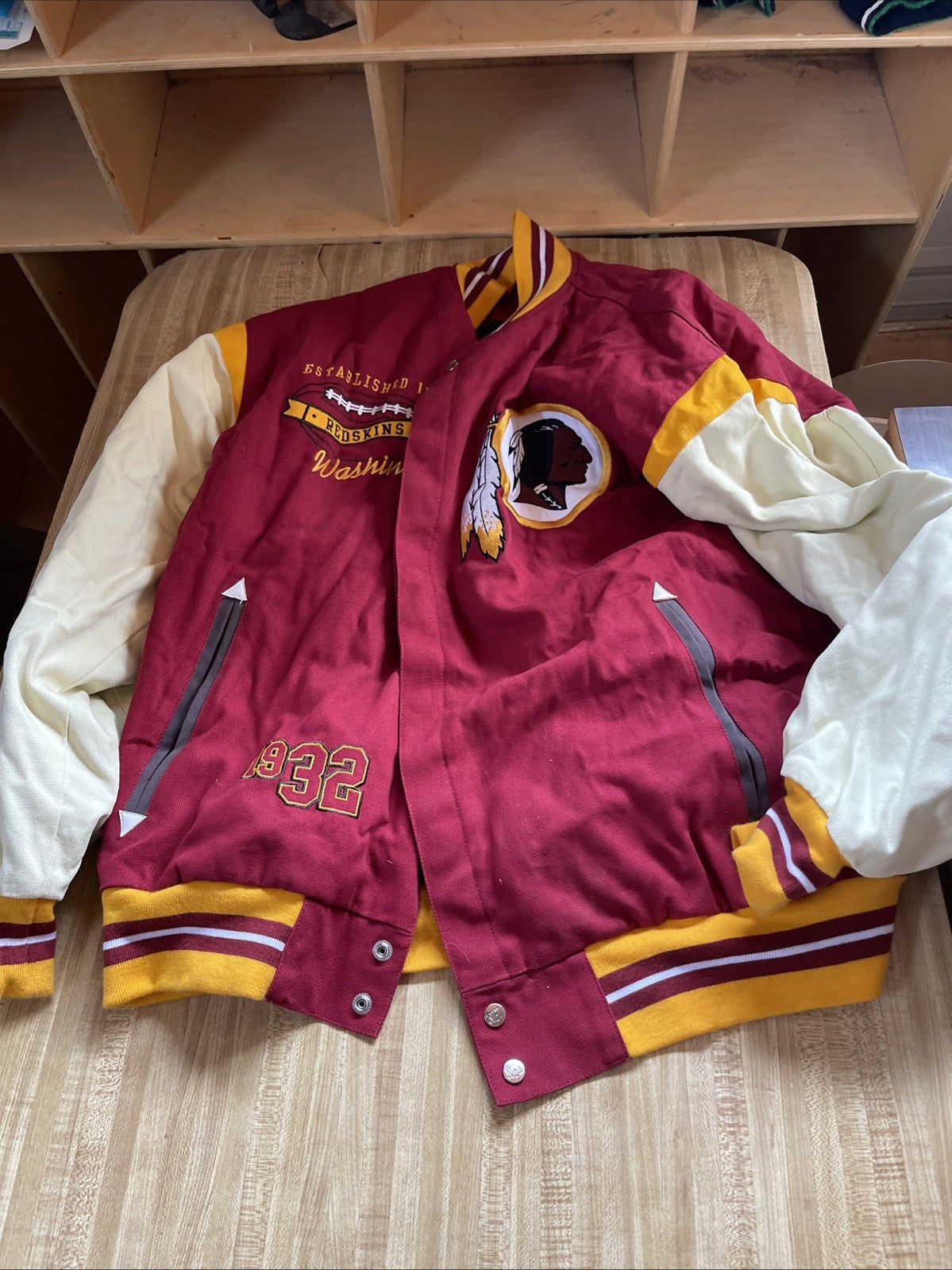 Washington Redskins Varsity Jacket 3XL 