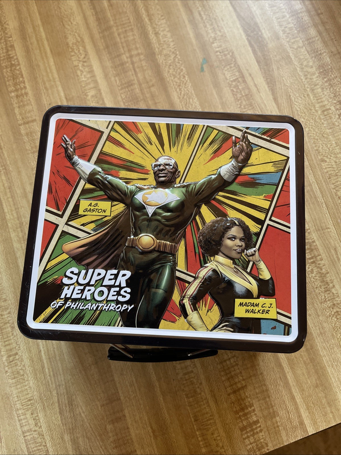 Super Heroes Of Philanthropy Lunchbox And Thermos
