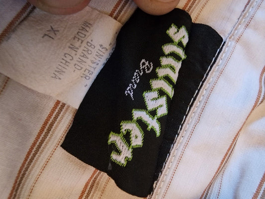 Vintage Sinister Brand Button Up XL