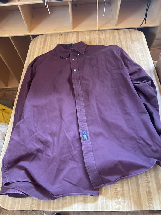 Ralph Lauren The Blaire Button Down Shirt XXL 