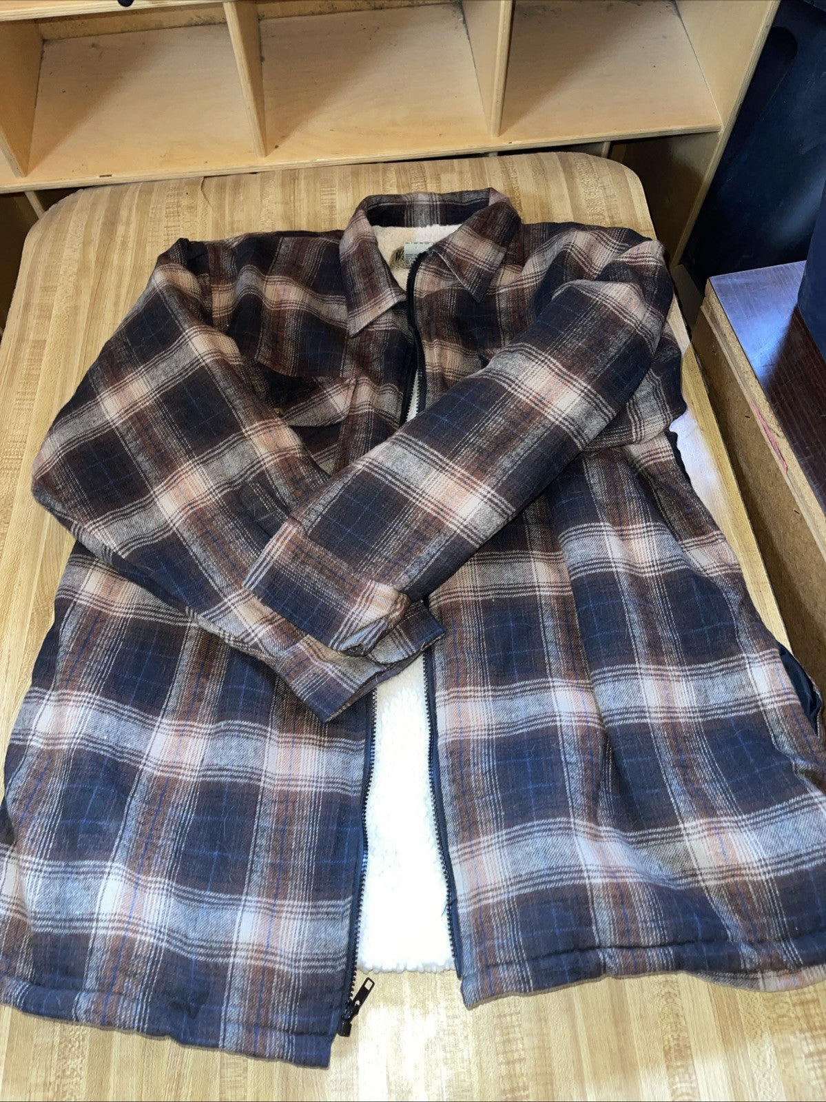 Original Windbreaker Sherpa Lined Jacket XL Work