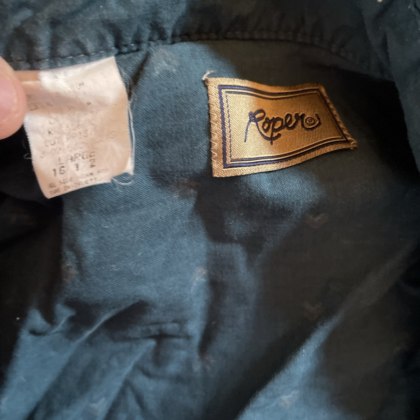 Roper AOP Button Up 16.5 