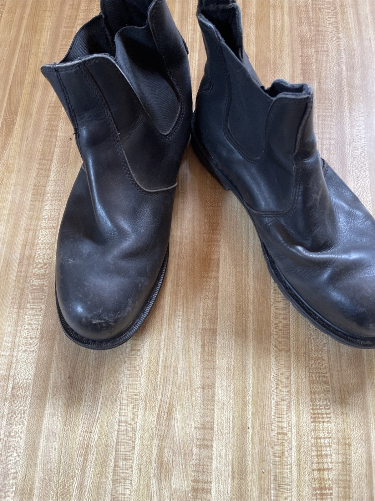 Red Wing Worx Slip On Work Boots 12 Wide Steel Toe