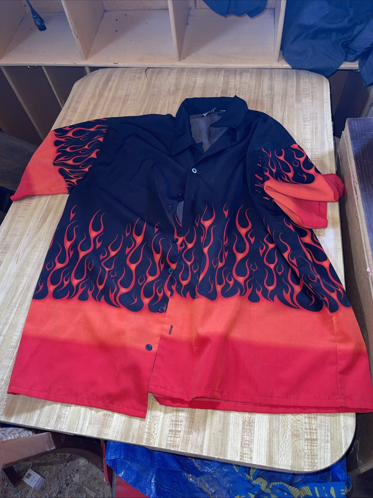 Vintage Authentic Shaolin Button Up XL
