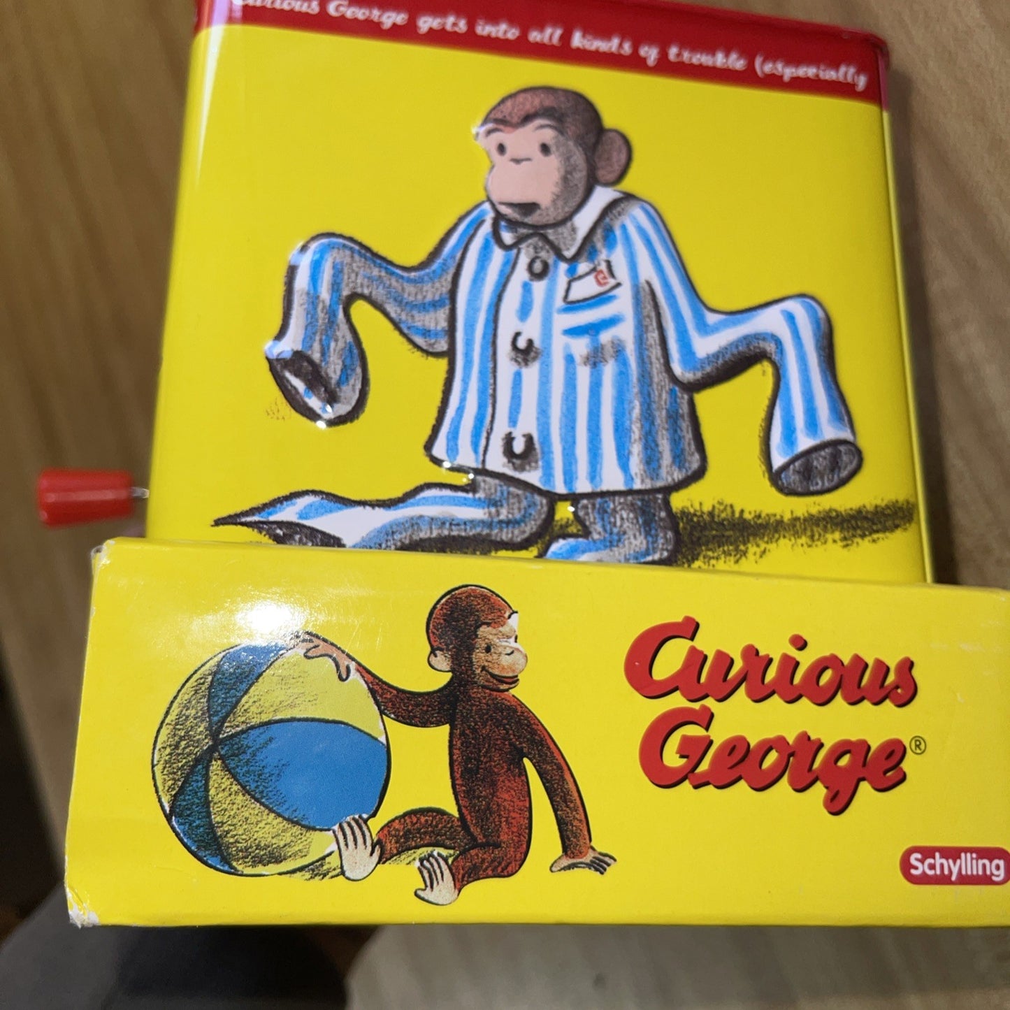 Schylling Curious George Musical Jack-in-the-Box