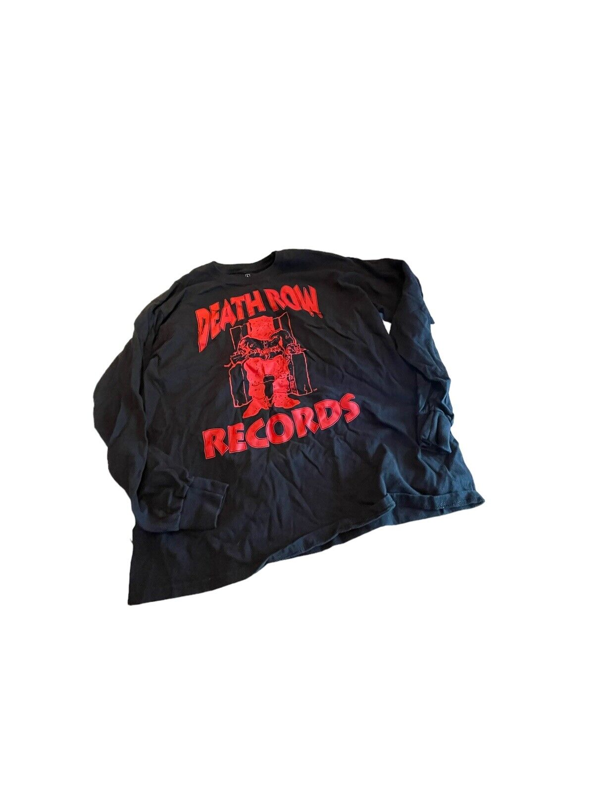 Death Row Records Long Sleeve T Shirt Large 