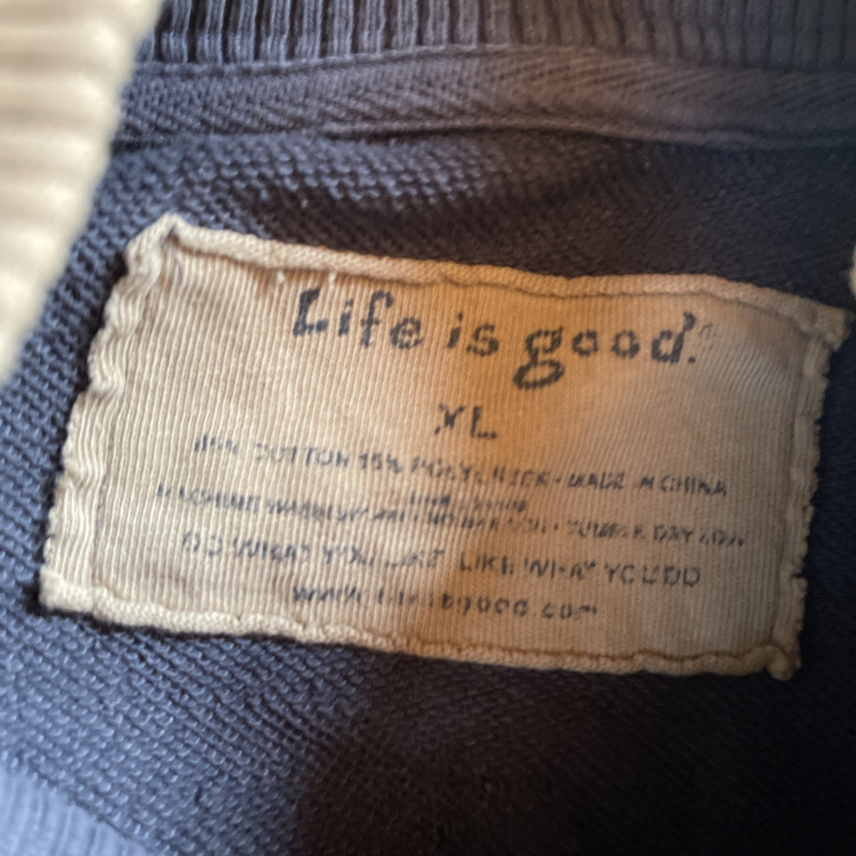 Life Is Good Quarter Zip XL