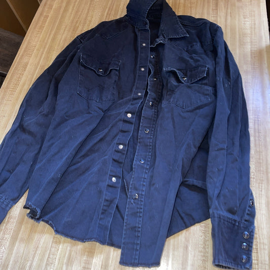 Wrangler Brushpopper Pearl Snap XL