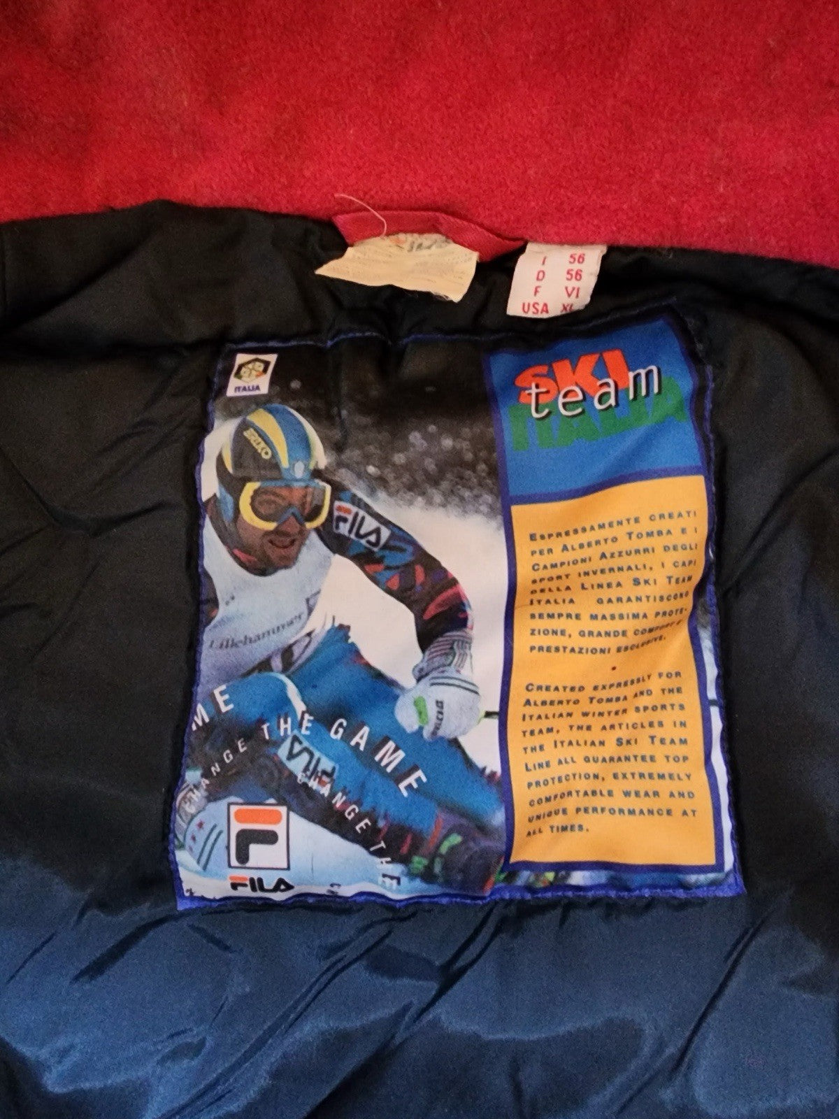 Vintage Fila Ski Team Vest XL