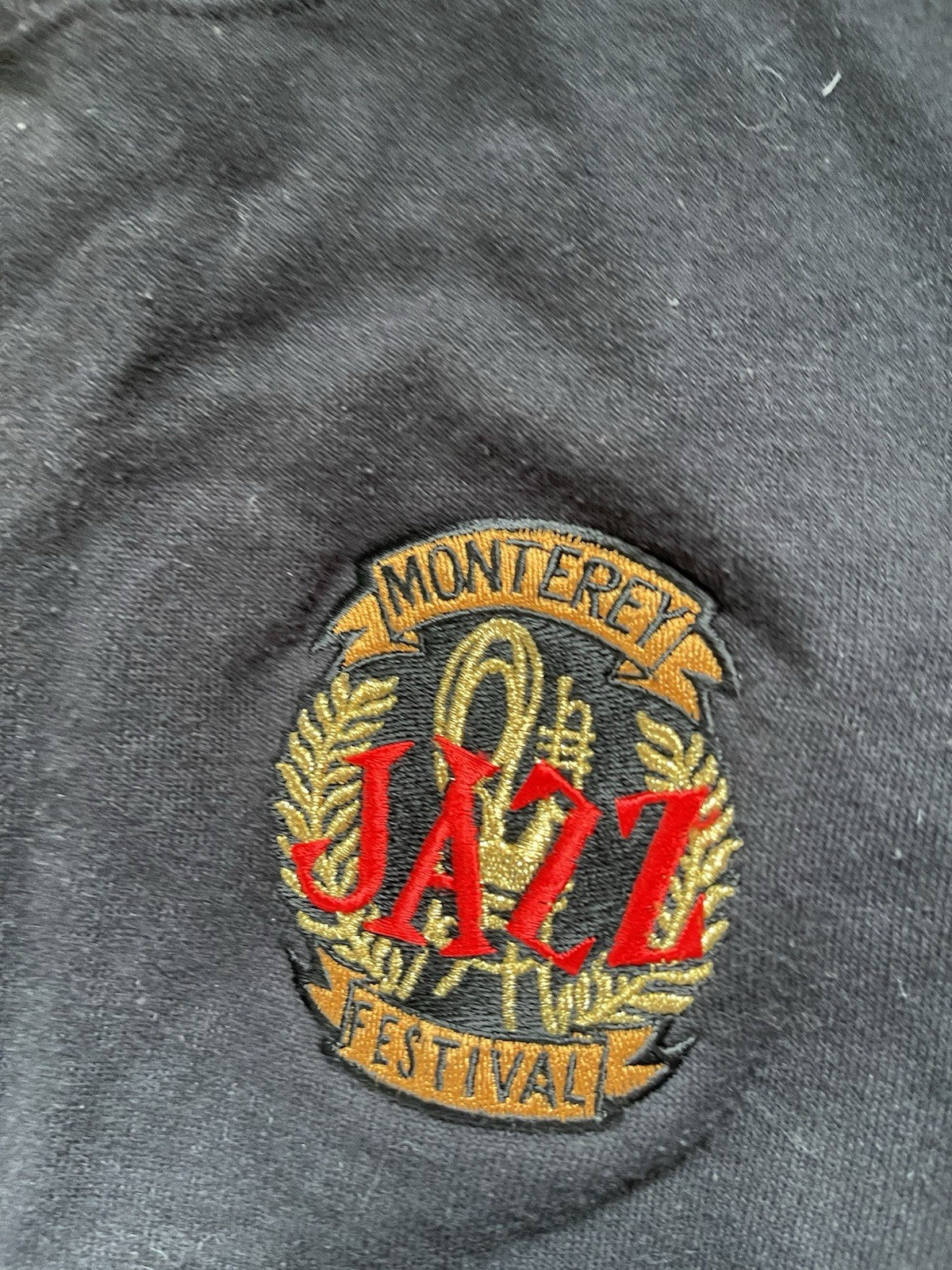 Vintage Hanes Sweatshirt With Monterey Jazz Festival Embroidery XL