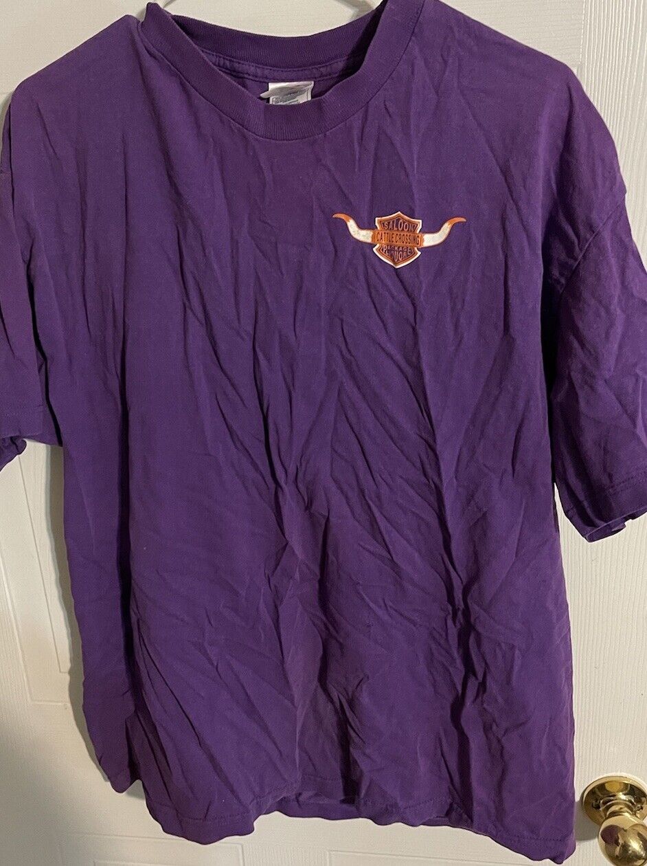 Cattle Crossing Saloon T Shirt XL