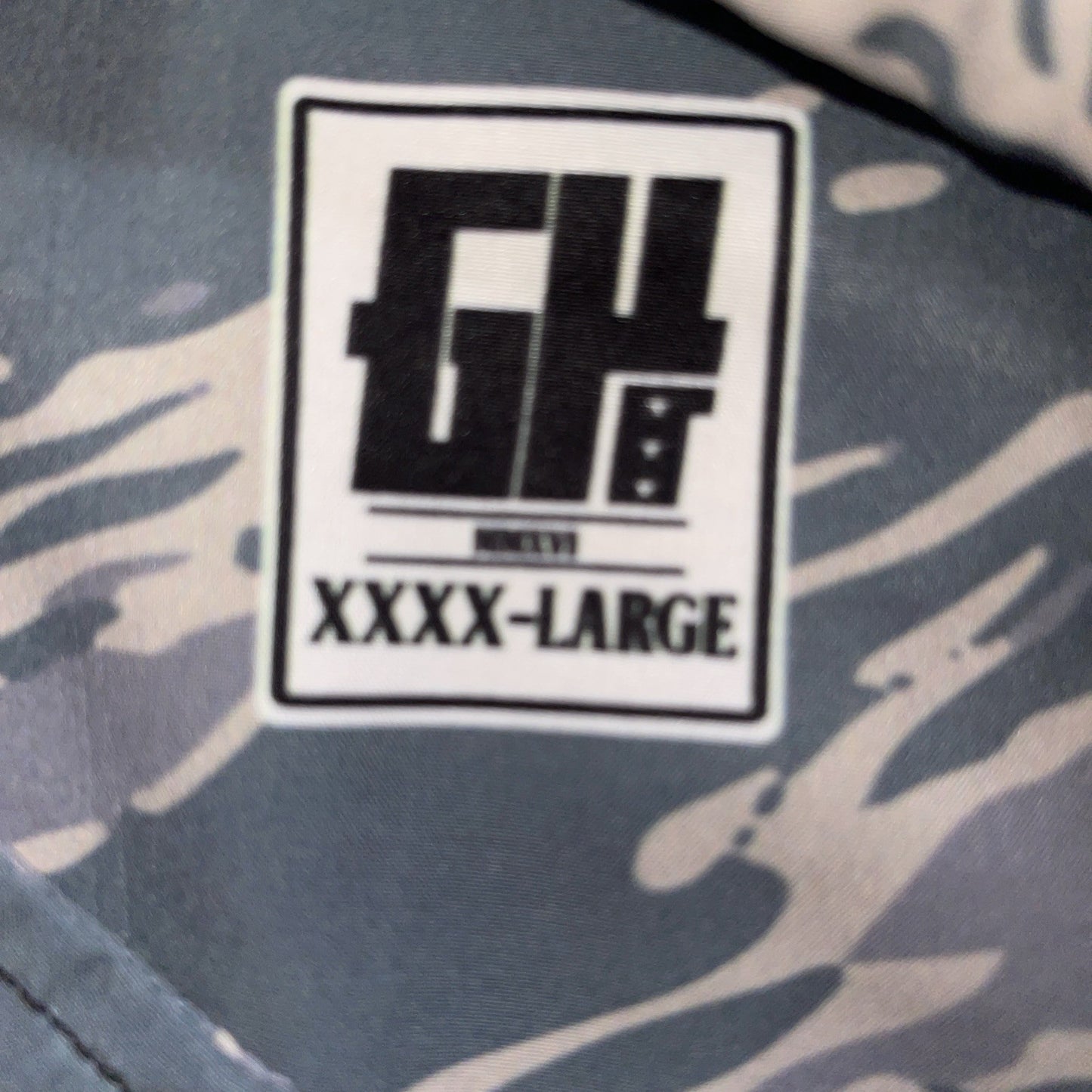 Greater Half Camo Button Up 4XL