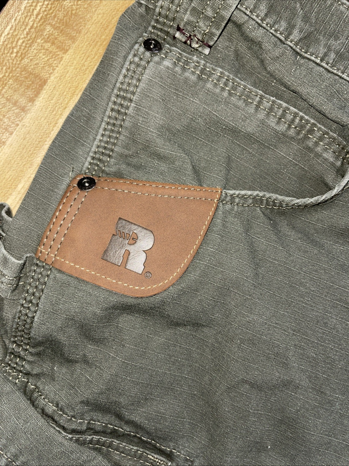 wrangler riggs cargo shorts 38