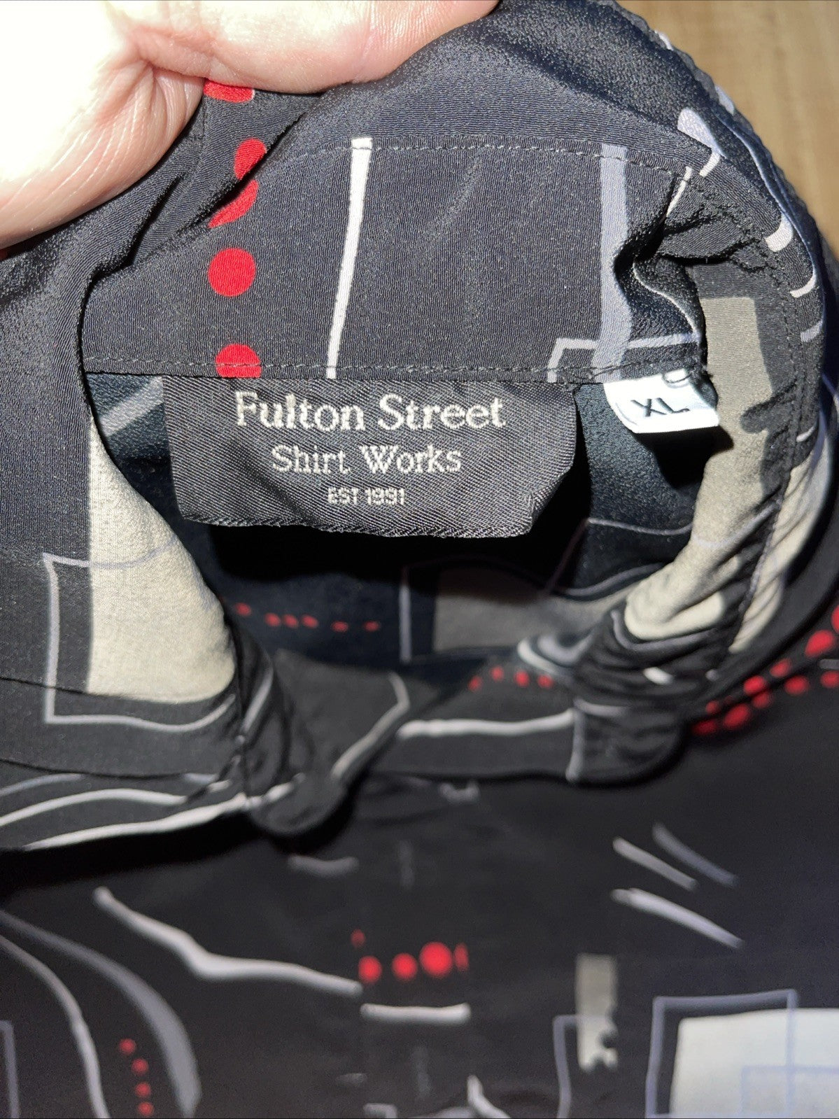fulton street shirt works XL
