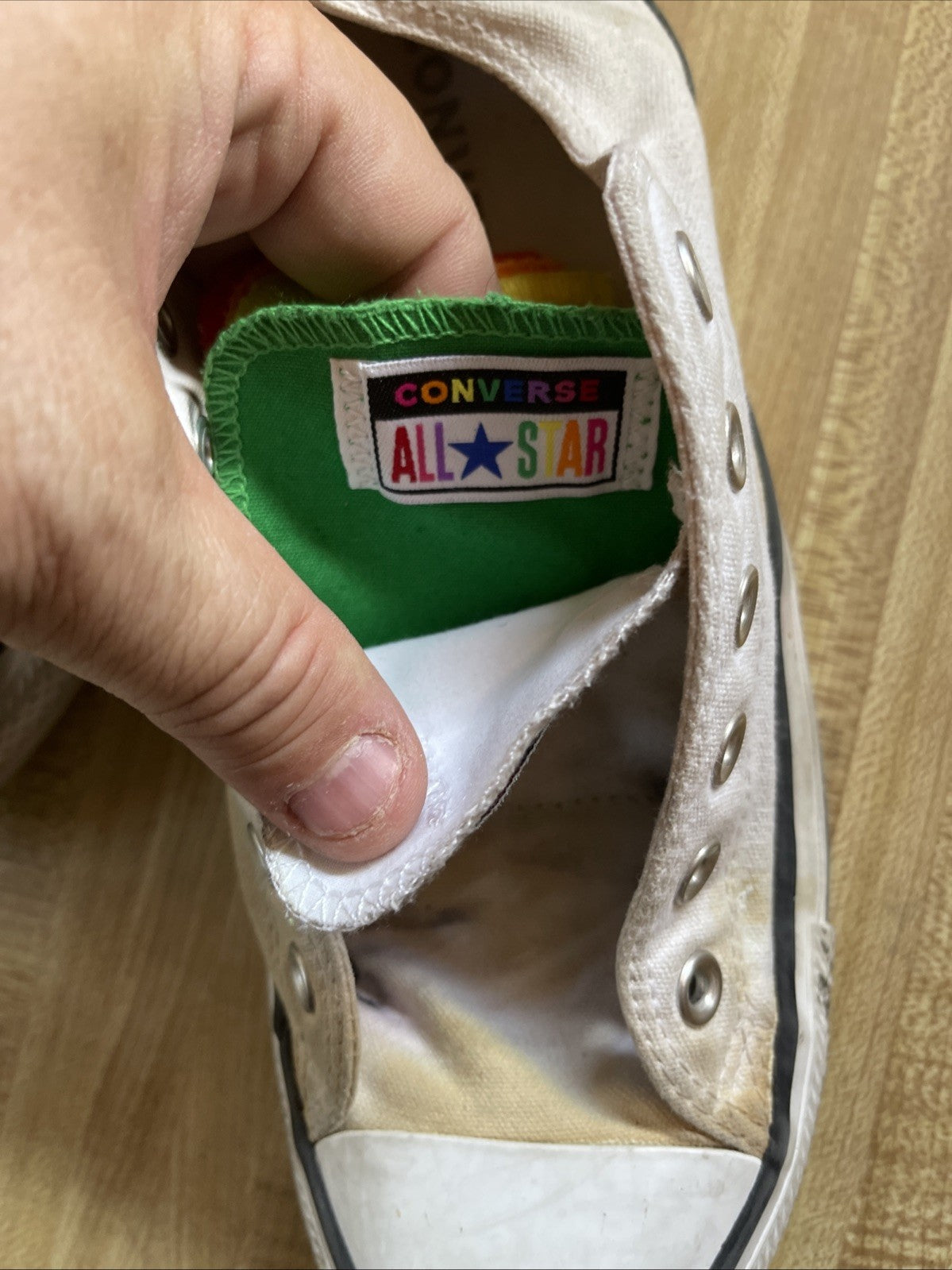 Converse All Star 5 Tongue Size 8 No Laces