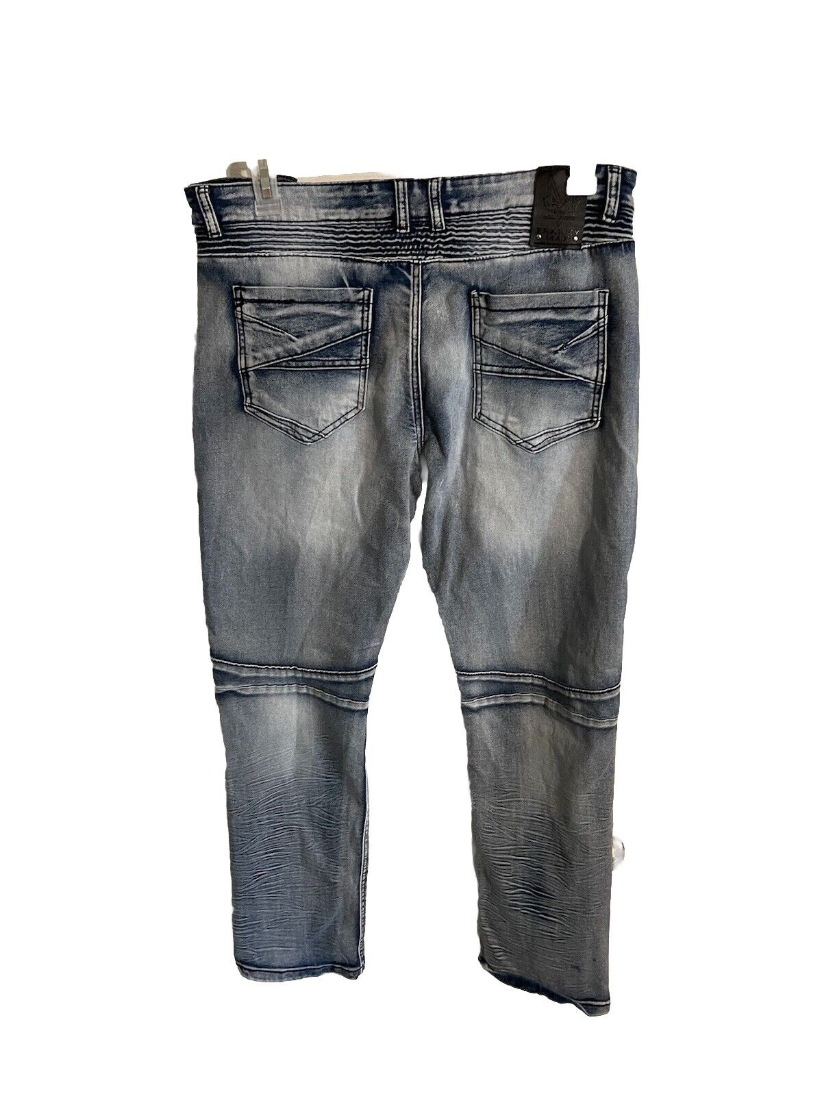 Franky Max Acidwash Double Knee Jeans 36x30
