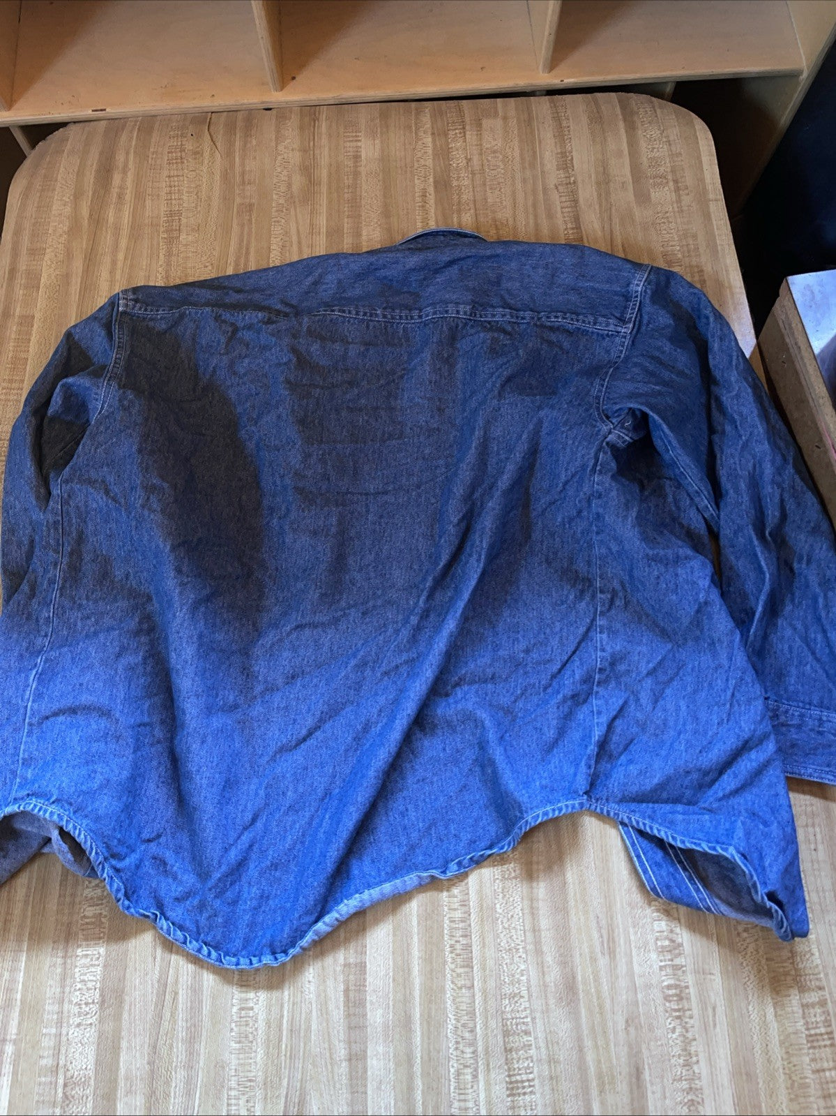 Chic Denim Button Up Small 