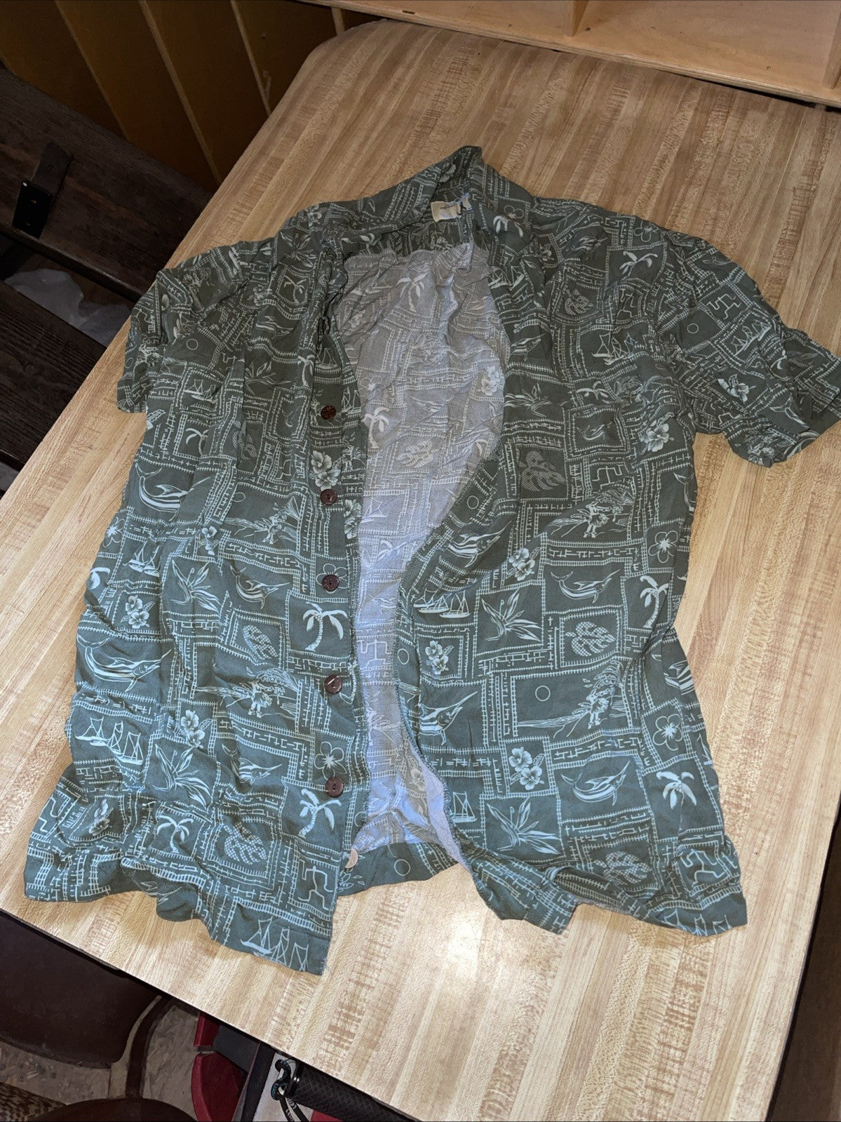 high surf hawaiian shirt xl