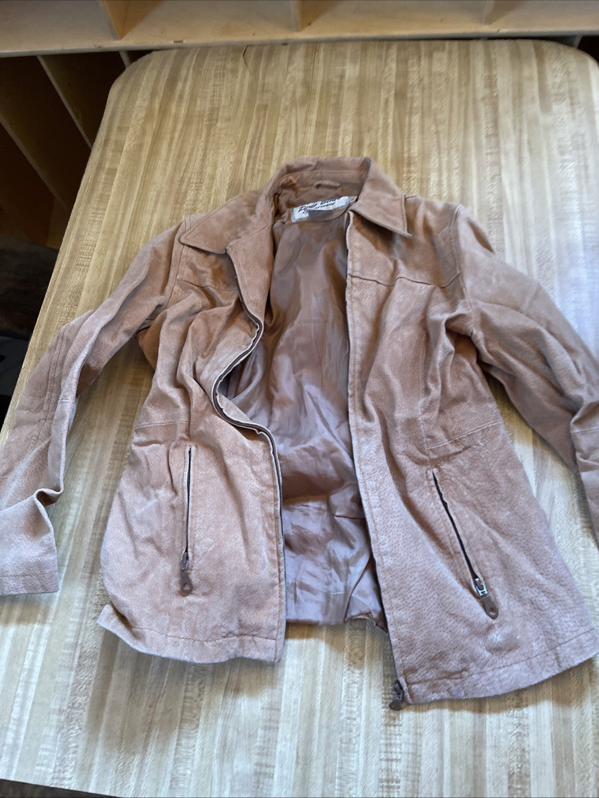 Paris Blues Outerwear Leather Jacket Medium 