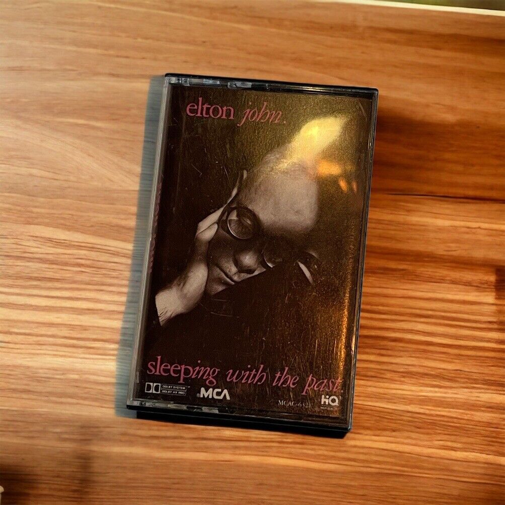 Vintage Elton John 1989 Sleeping with the Past MCA Cassette  