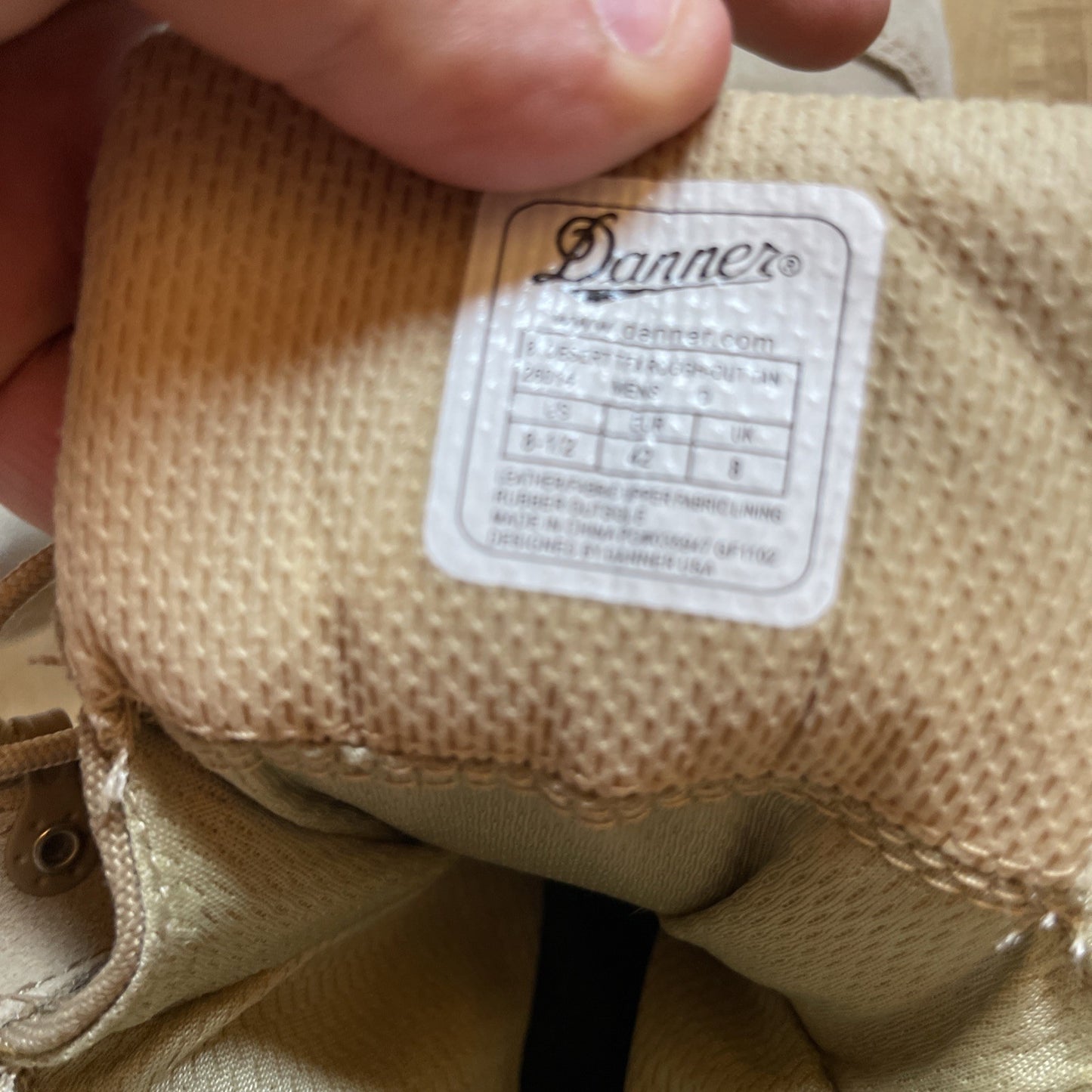 Danner Desert Combat Boots 8.5
