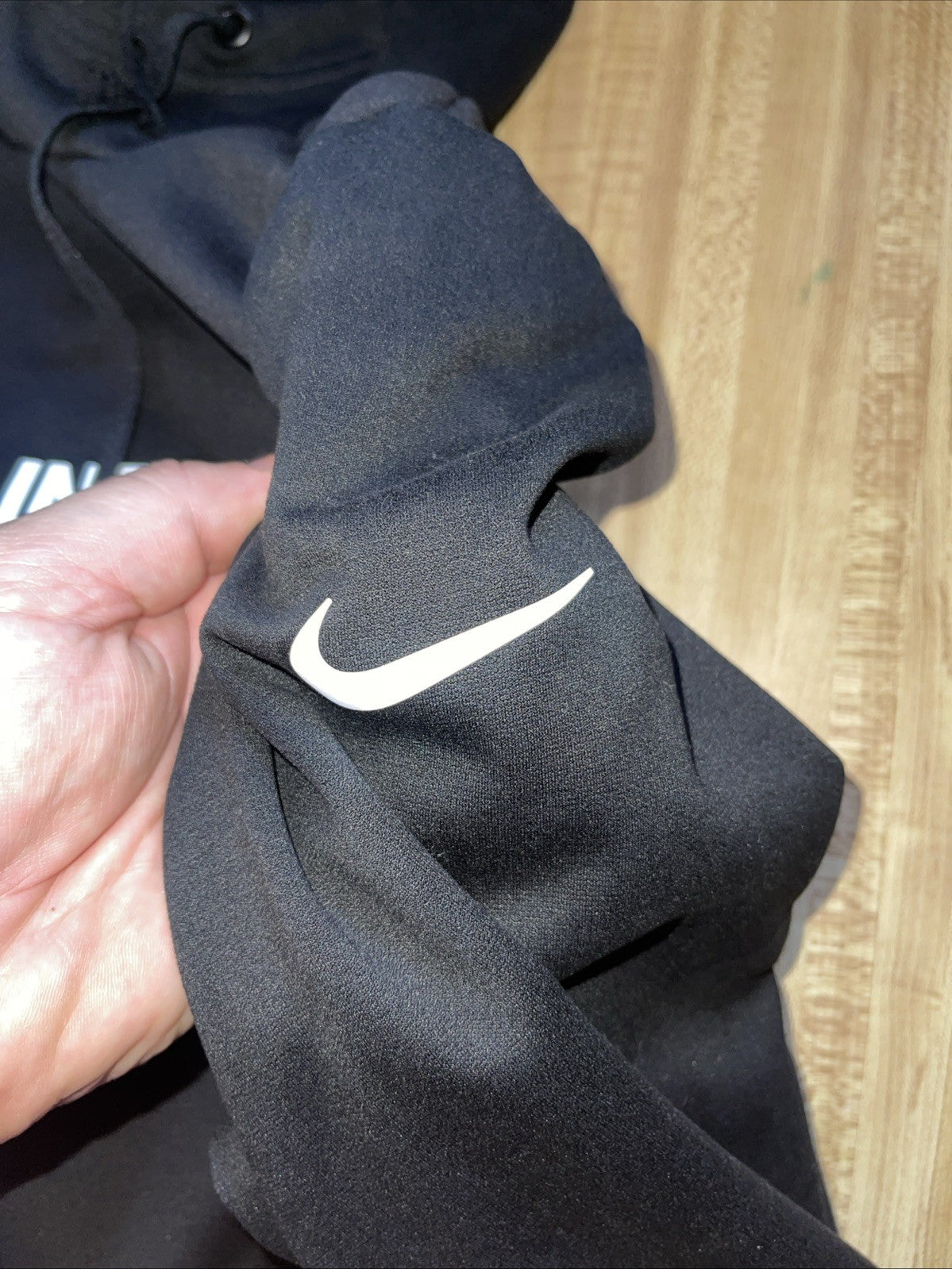 Nike Therma Fit Intercept Cancer Hoodie Houston Texans Team Issued Worn By #56 