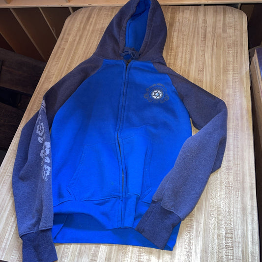 Borderline Basic Wear Israel Surf Club Member Full Zip Hoodie Medium