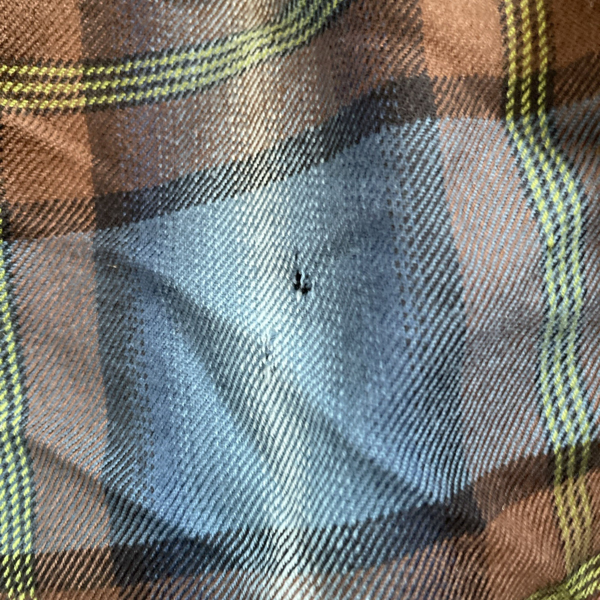 Lauren Ralph Lauren Wool Flannel Shacket Medium Has Holes