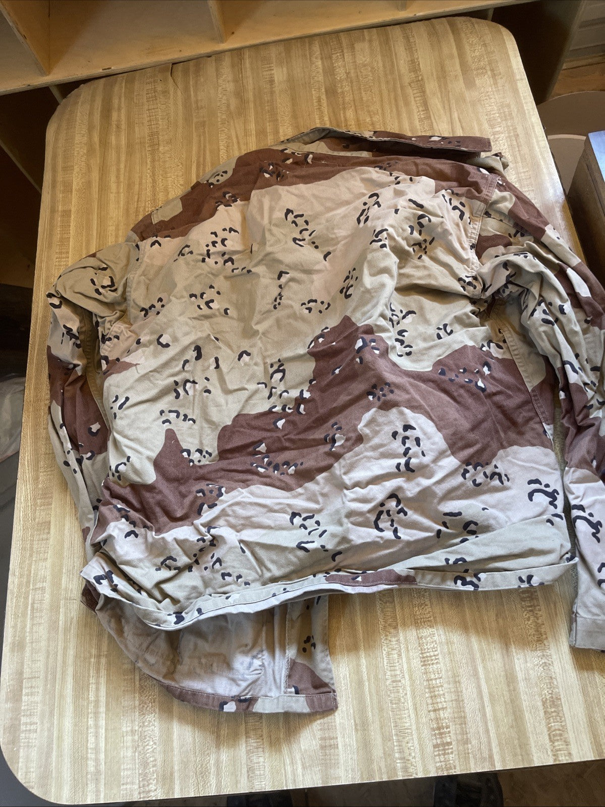 Desert Camo Military Jacket Large 