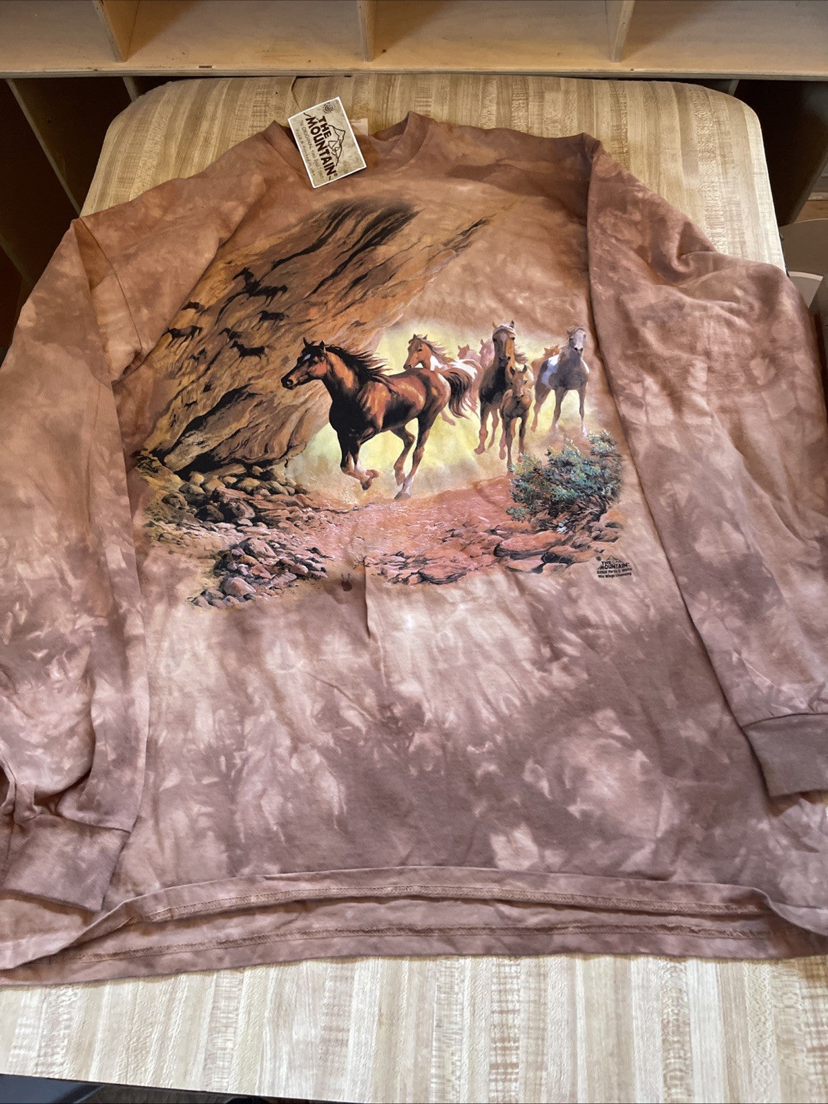 Deadstock Vintage The Mountain Long Sleeve T Shirt 3XL 
