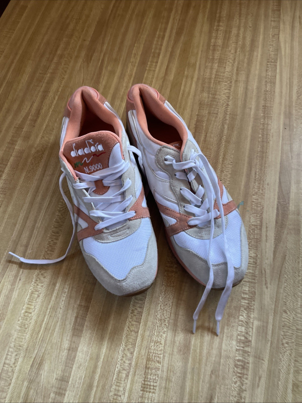 Diadora N9000 Men’s Size 12 Tennis Shoes Peaches and Cream Color-way