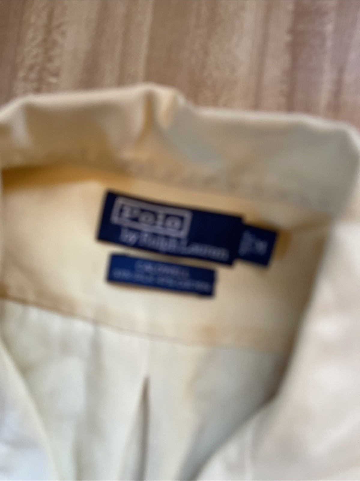 Vintage Polo Ralph Lauren Blake Loop Collar Button Up Medium 
