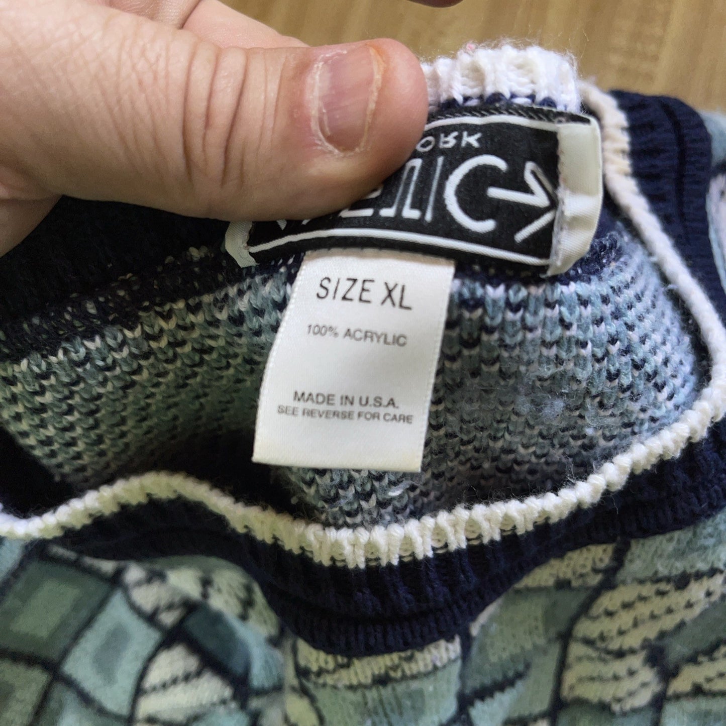 Vintage Kinetic Sweater XL