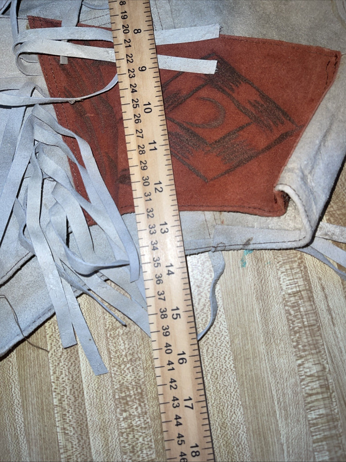 vintage leather vest men Western 