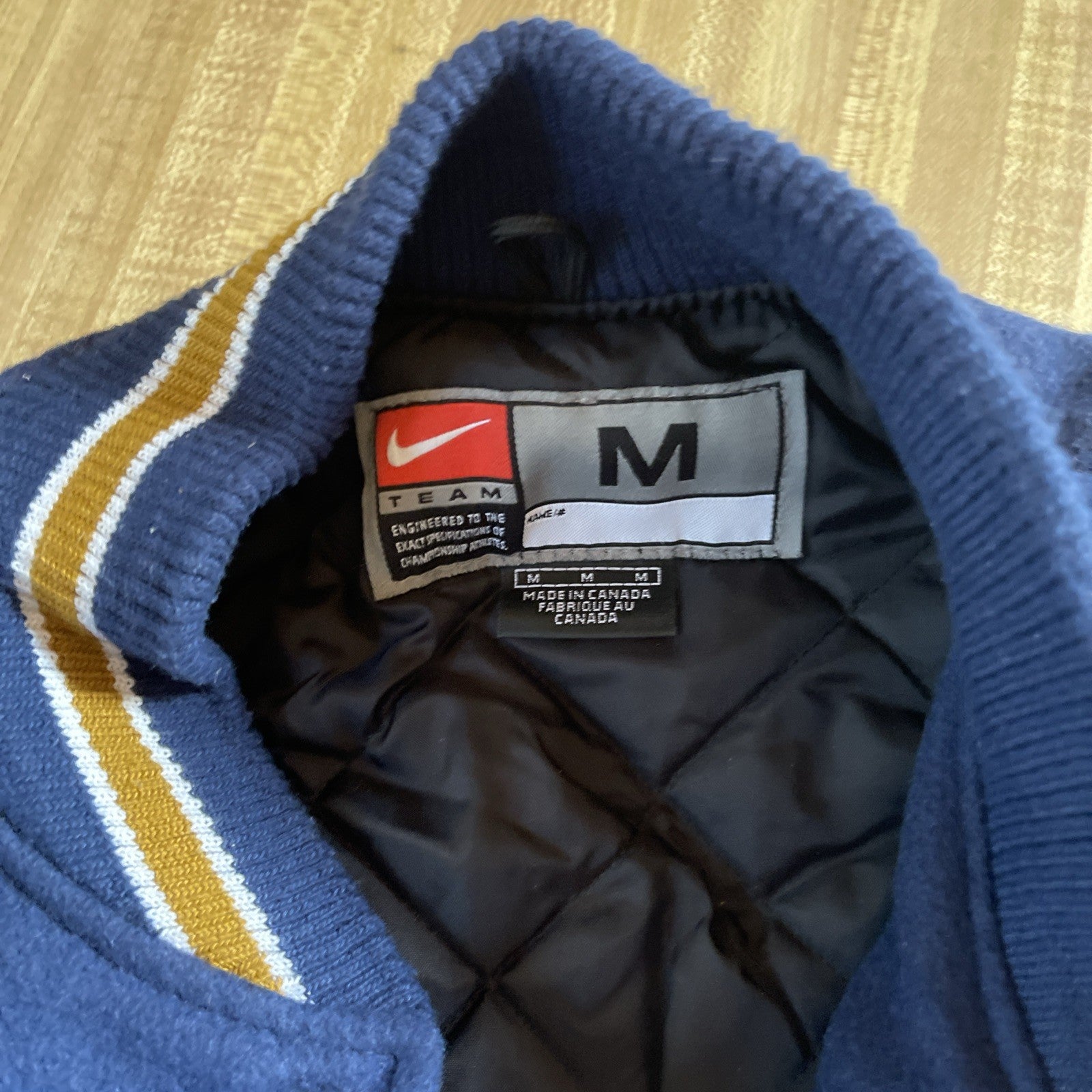 Vintage Team Nike St Louis Rams Varsity Jacket Medium 