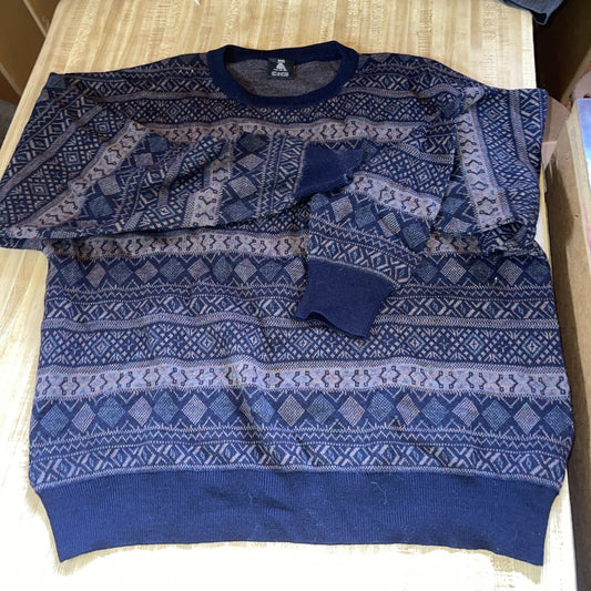 Vintage Sweater Pure New Wool XXL 