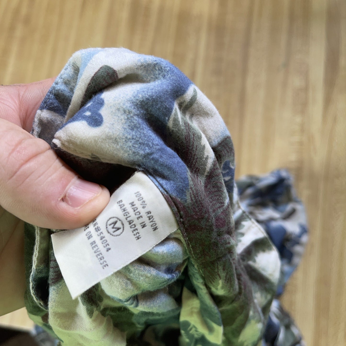 Bugle Boy Rayon Hawaiian Shirt Medium 
