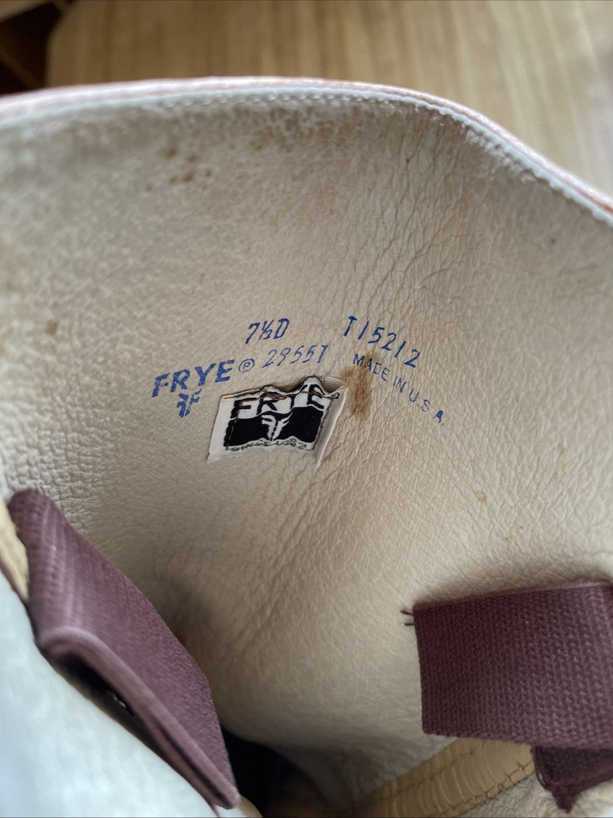 Vintage Frye Campus Boots Made In USA 7.5