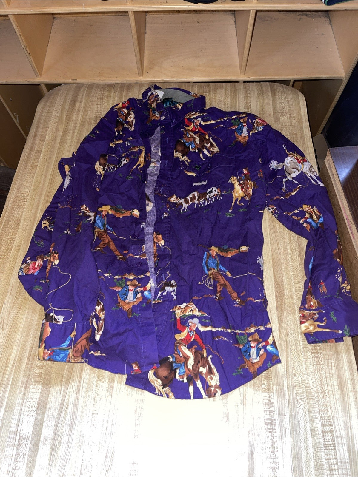 Vintage Lone Roo Western Shirt 16.5