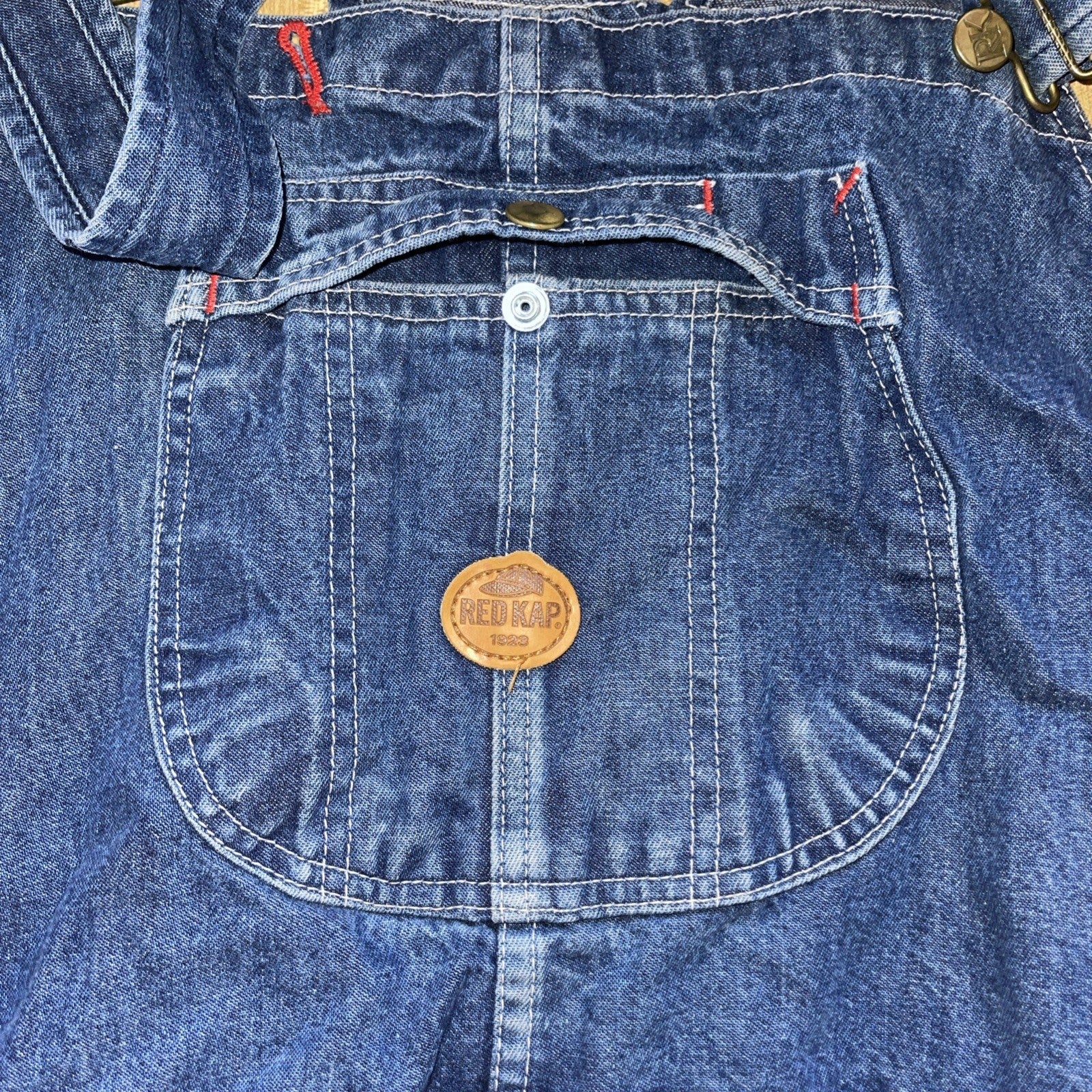 Red Kap Denim Overalls 48/30
