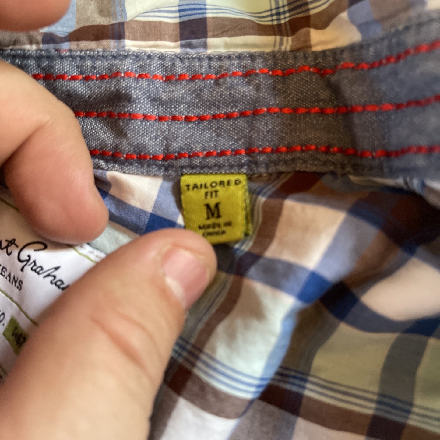 Robert Graham Jeans Shirt Medium 