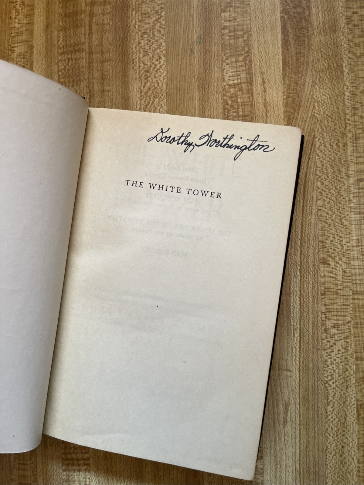 The White Tower Hardcover 