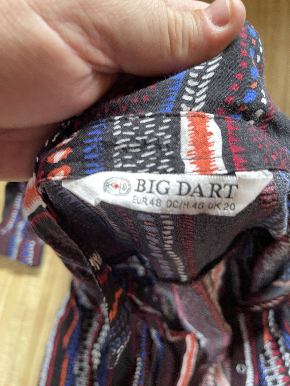 Vintage Big Dart Button Up 