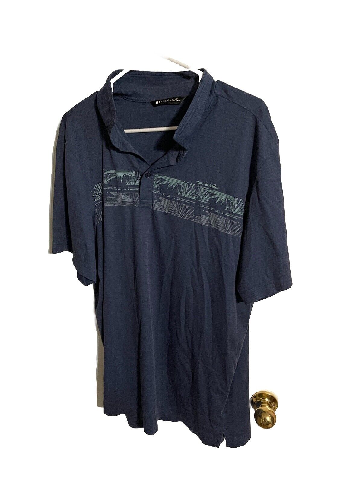 Travis Mathew Polo XXL Revere Golf Club Patch