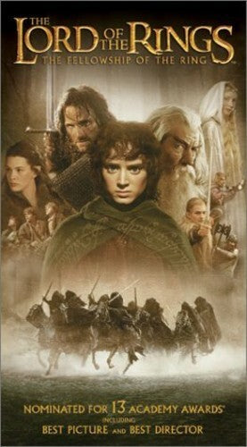 Lord of the Rings: the Fellowship of the Ring (VHS, 2001)
