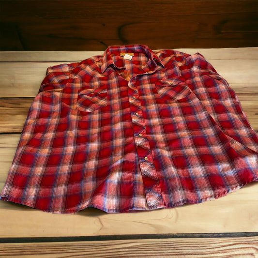 Wrangler Pearl Snap 3XL