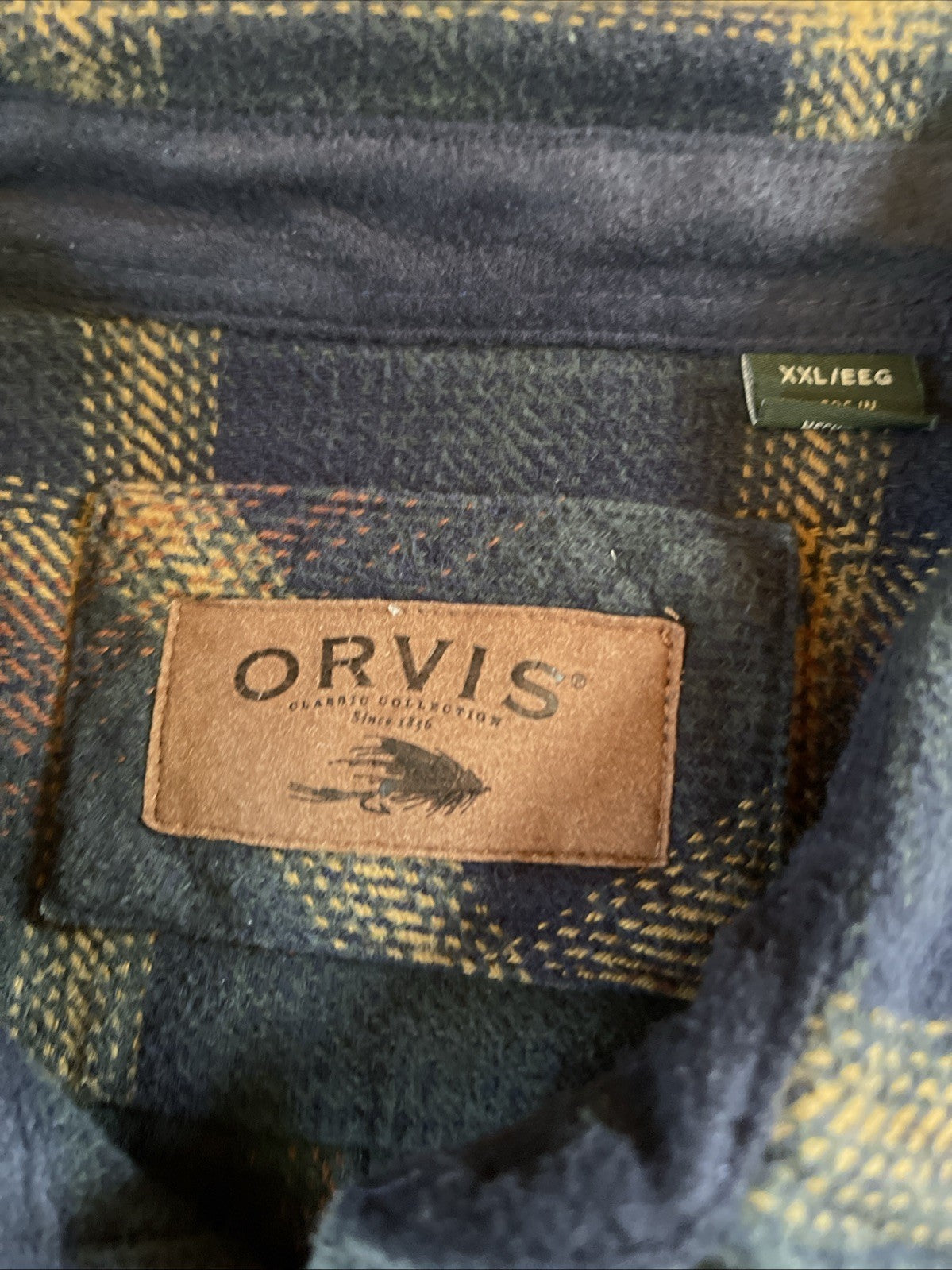 Orvis Heavy Flannel Shacket XXL 