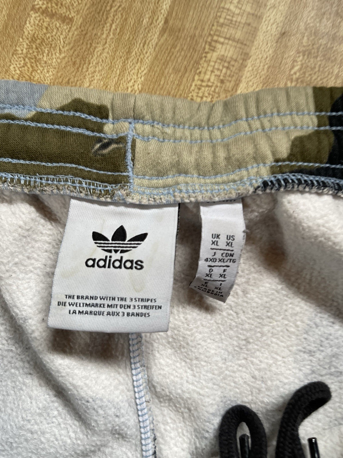 Adidas Camo Sweatpants XL