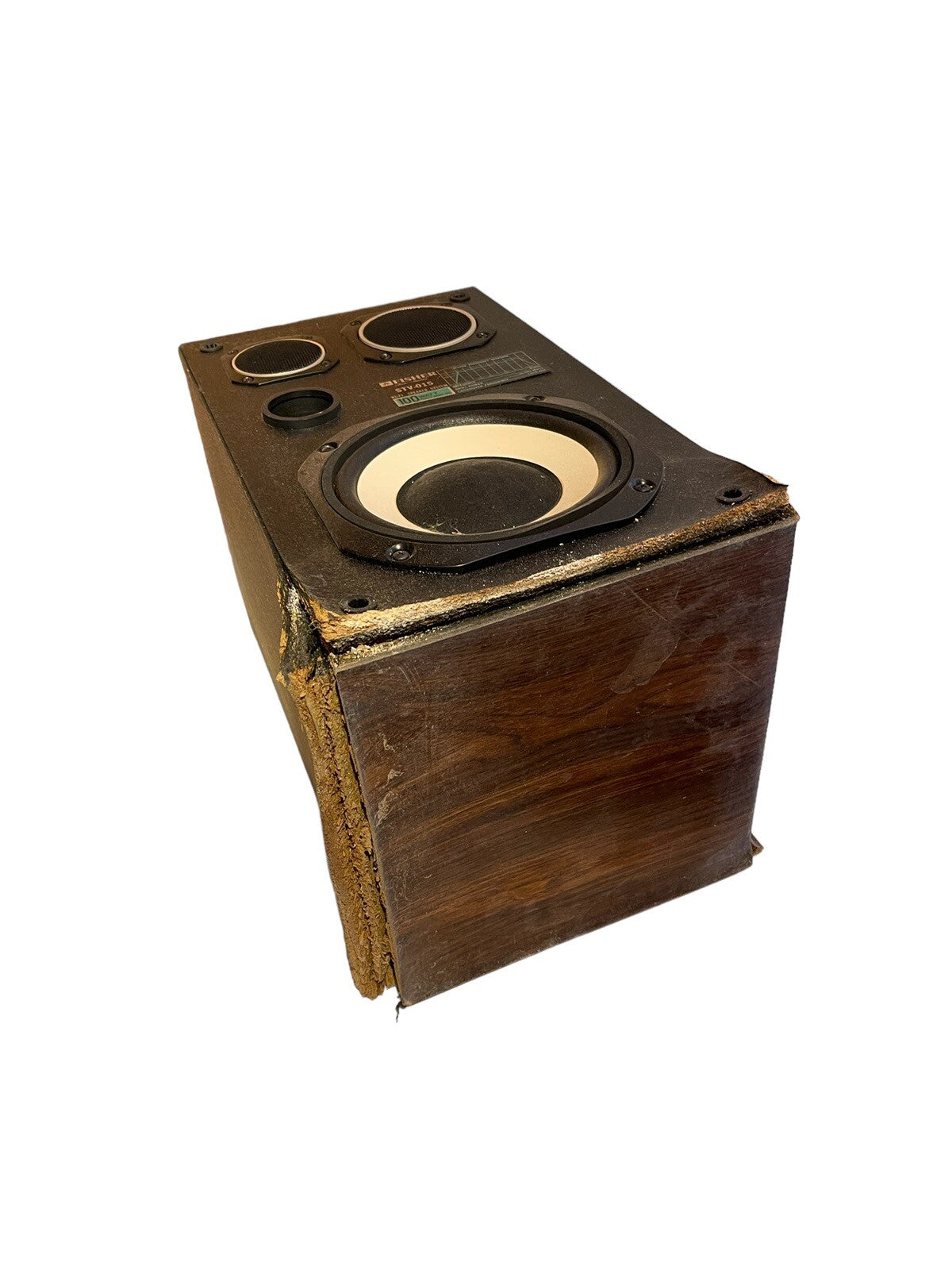 Fisher Stereo With Record Player And Speakers