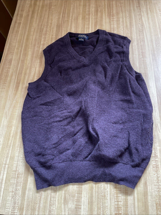 Brooks Brothers Cotton Cashmere Sweater Vest Medium 